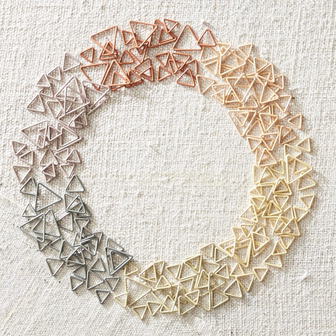 TRIANGLE STITCH MARKERS by Cocoknits