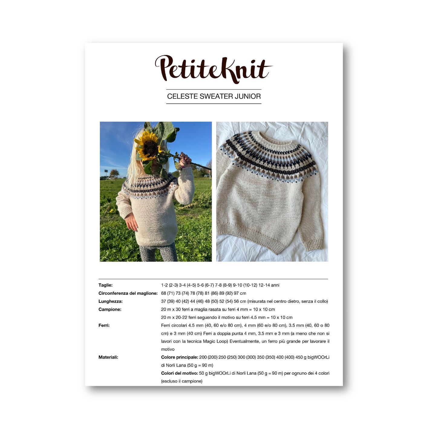 CELESTE SWEATER JUNIOR - bigWOOrLi