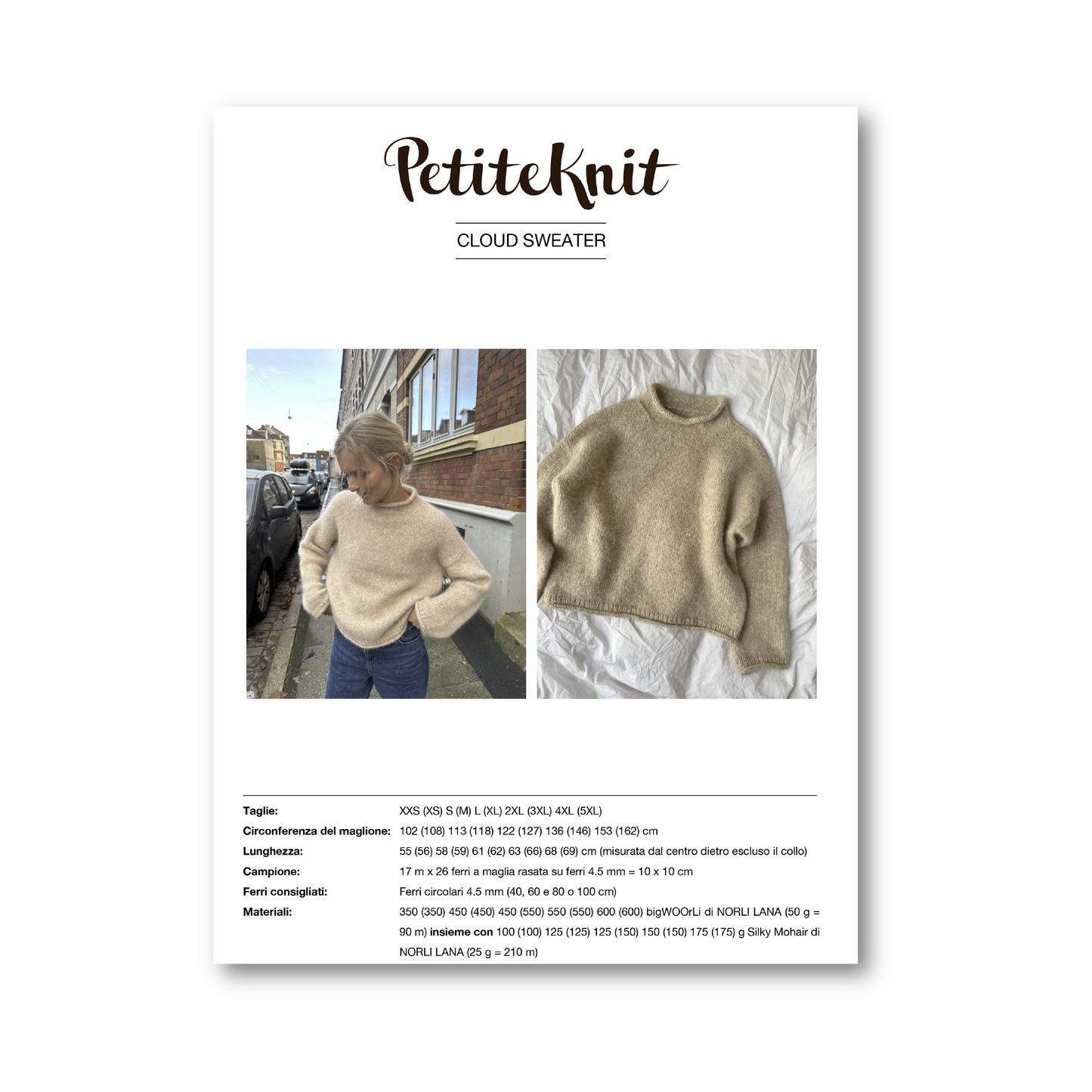 CLOUD SWEATER - bigWOOrLi & SILKY MOHAIR