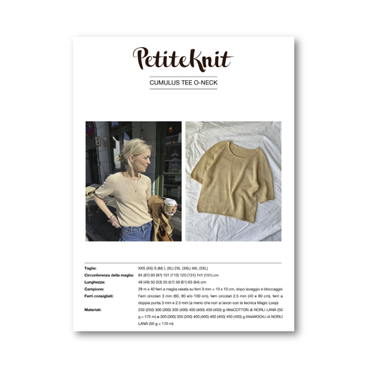 PATTERN - CUMULUS TEE O-NECK