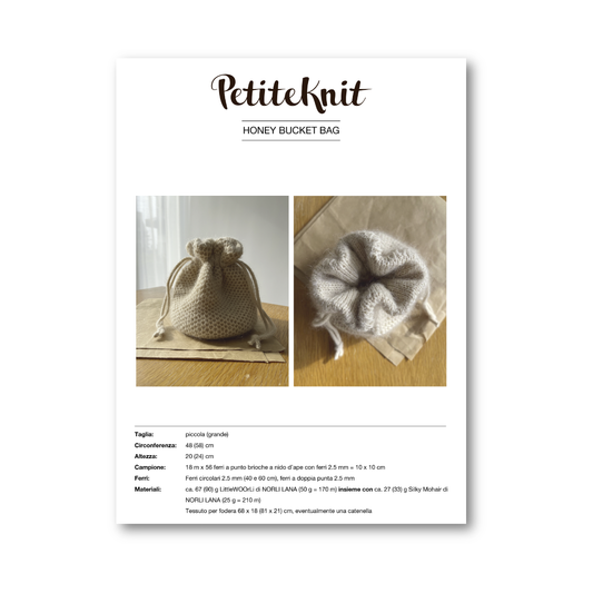 PATTERN - HONEY BUCKET BAG