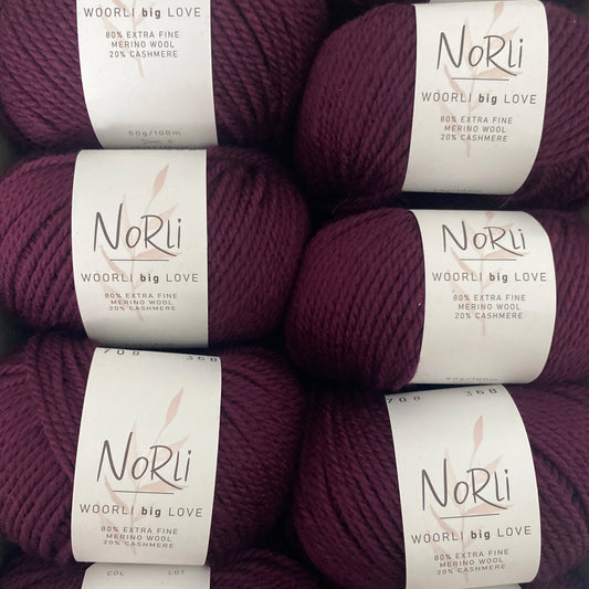 WOOrLi big LOVE - DARK PLUM