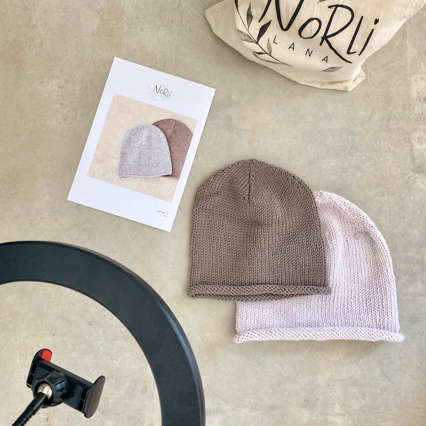 HAT nr. 5 - SÆT inkl. SUPPORT