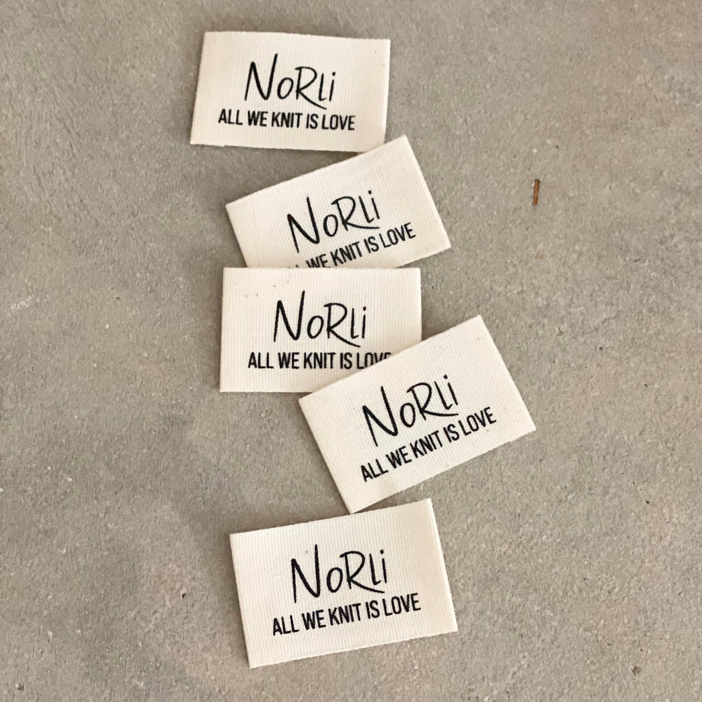 Etichette in tessuto NORLI - 5 PCS