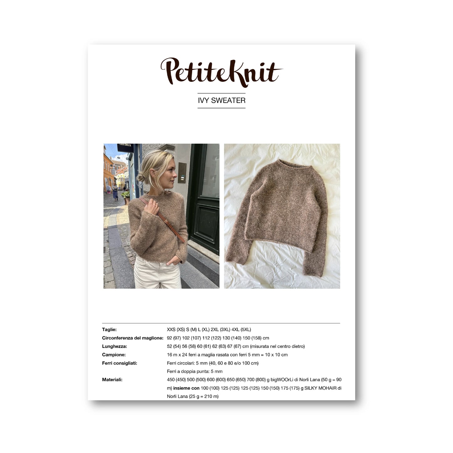IVY SWEATER - bigWOOrLi & SILKY MOHAIR