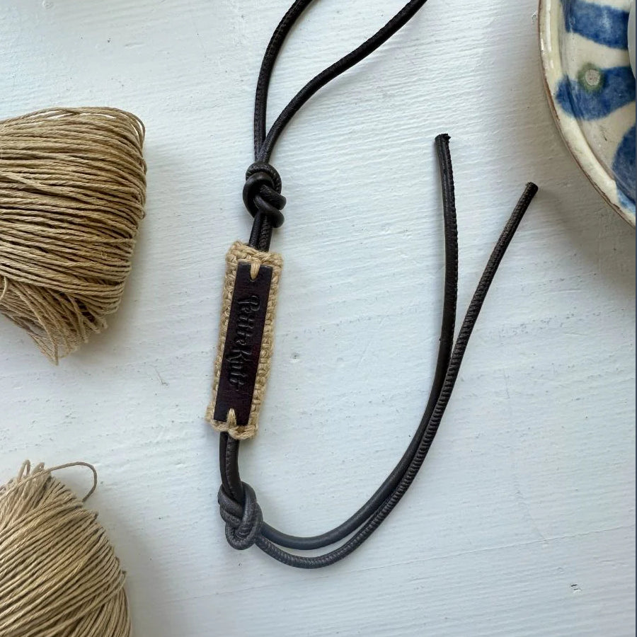 BAG CHARM in PELLE per JUNO BAG by PetiteKnit