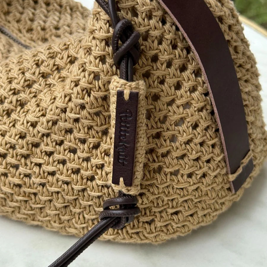 BAG CHARM in PELLE per JUNO BAG by PetiteKnit