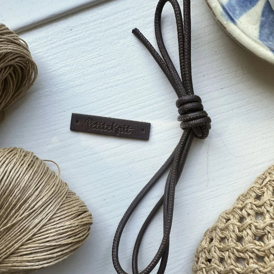 BAG CHARM in PELLE per JUNO BAG by PetiteKnit