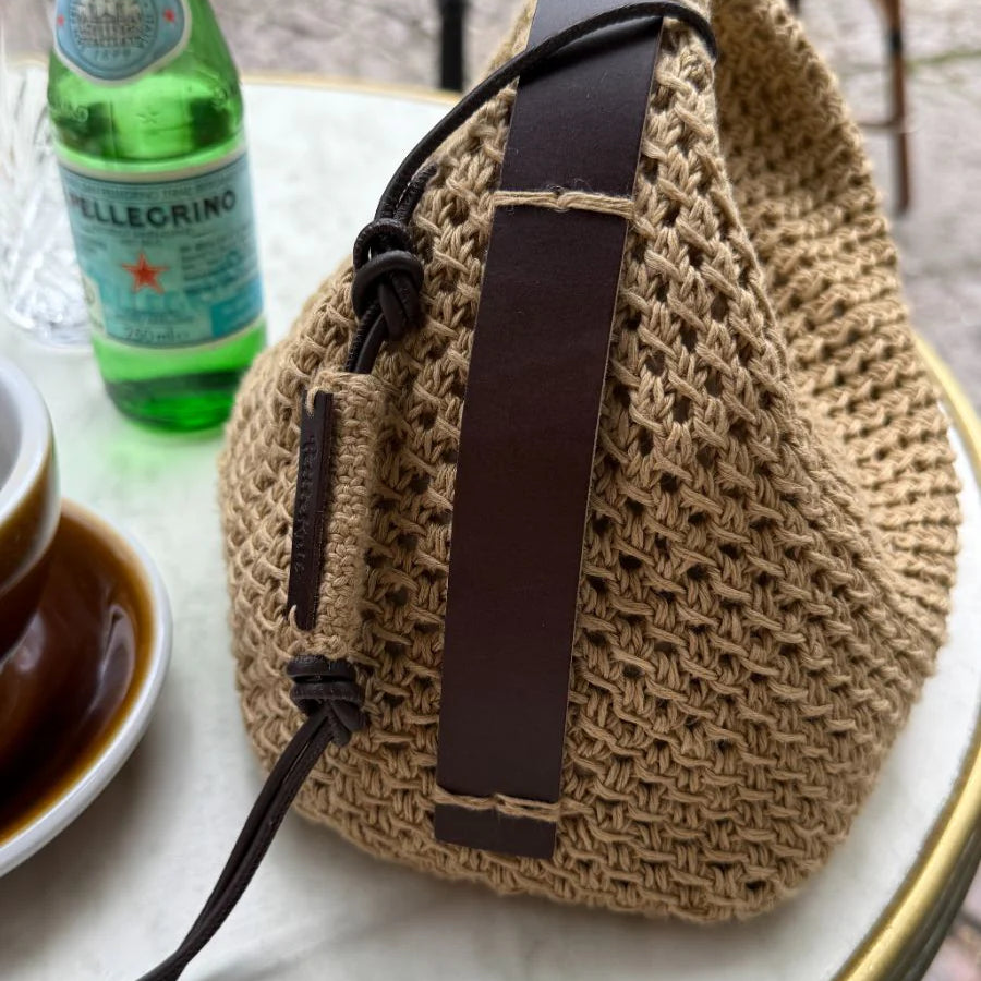MANIGLIA in PELLE per JUNO BAG by PetiteKnit