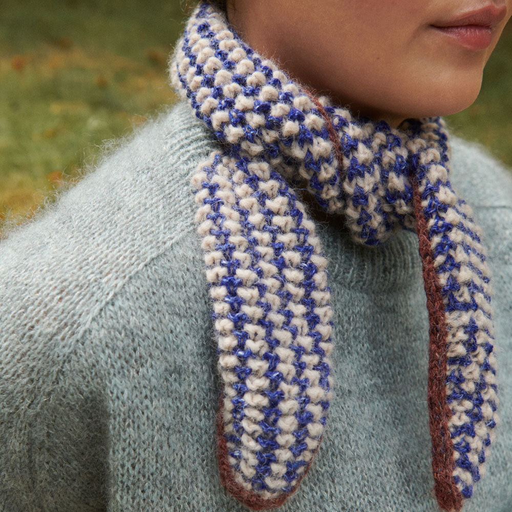 LEA SCARF - littleWOOrLi/SILKY MOHAIR & midiWOOrLi