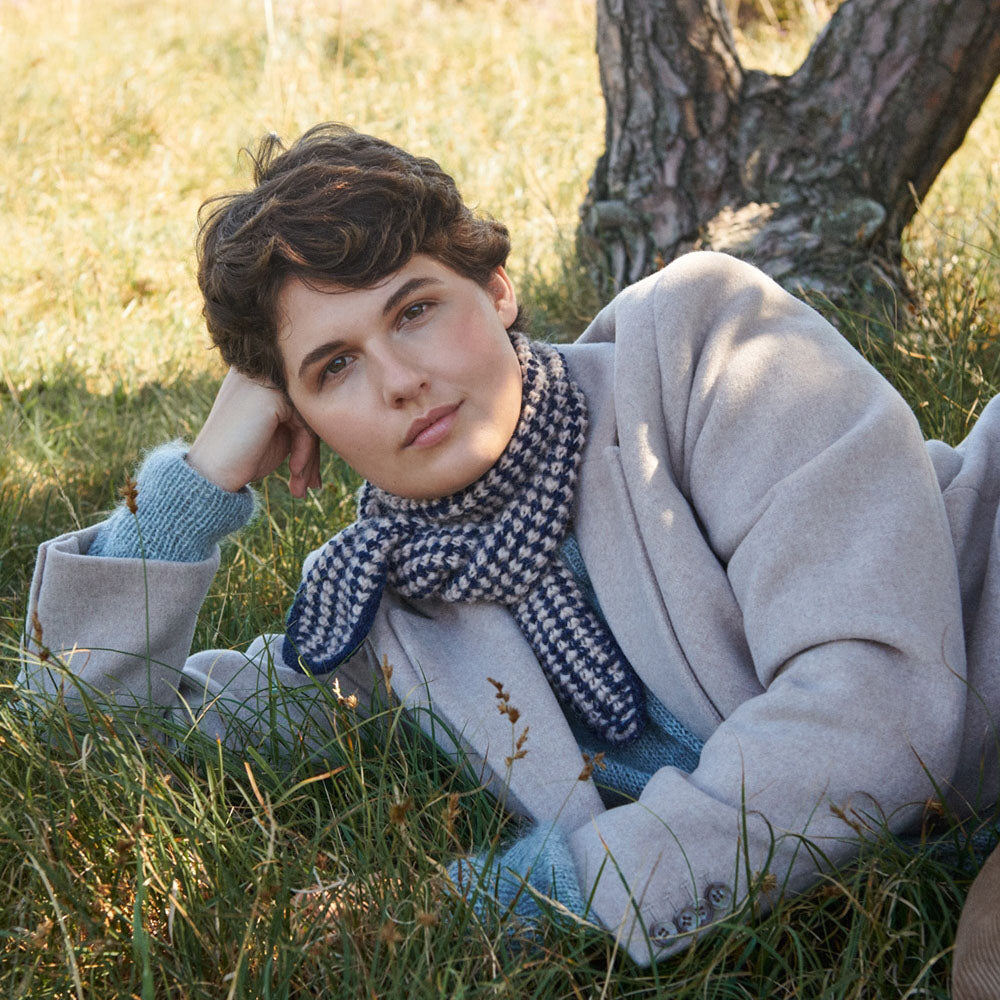 LEA SCARF - littleWOOrLi/SILKY MOHAIR & midiWOOrLi