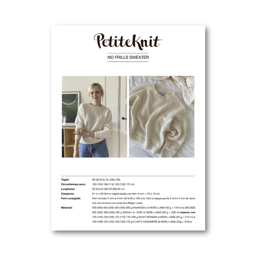 PATTERN - NO FRILLS SWEATER