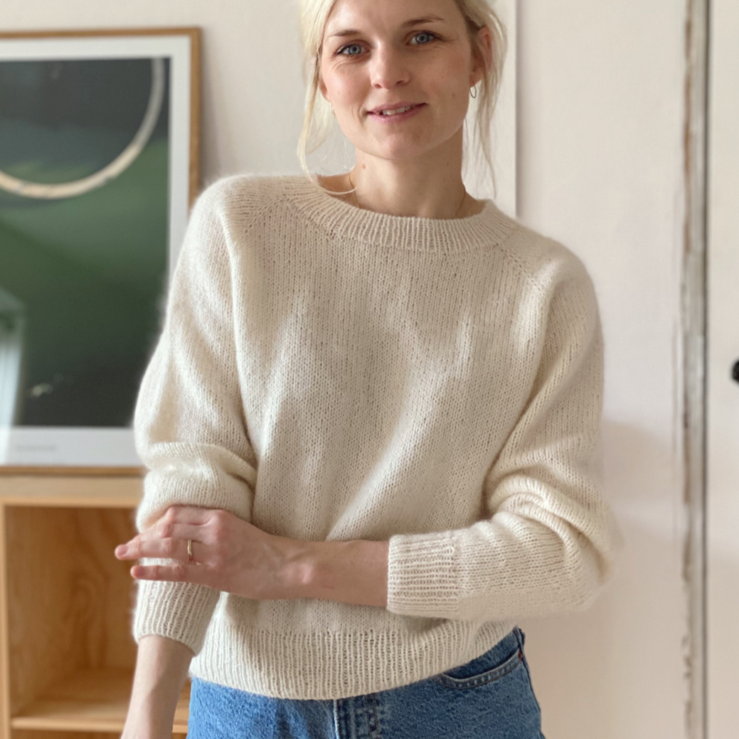NO FRILLS SWEATER - littleCOTTON & FLUFFY CASHMERE