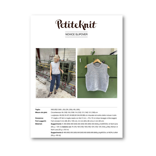 PATTERN - NOVICE SLIPOVER