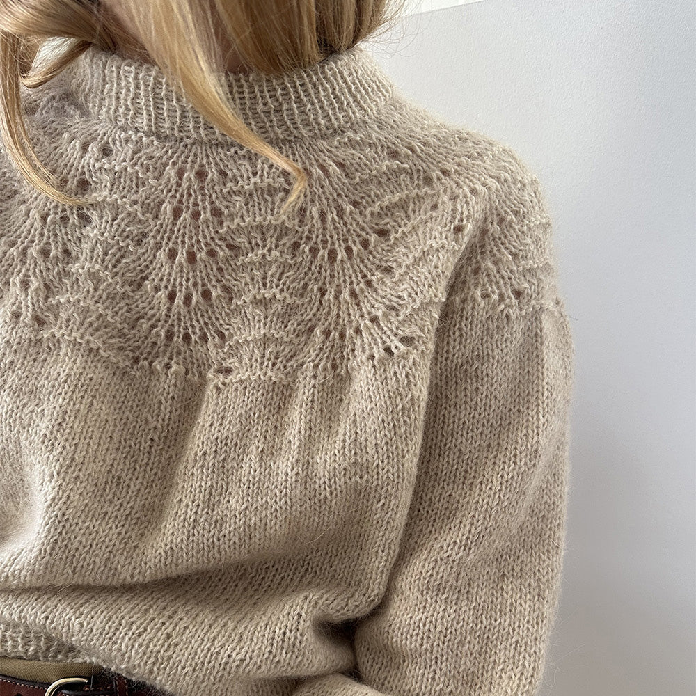 PEACOCK JUMPER - WOOrLi in LOVE & SILKY MOHAIR