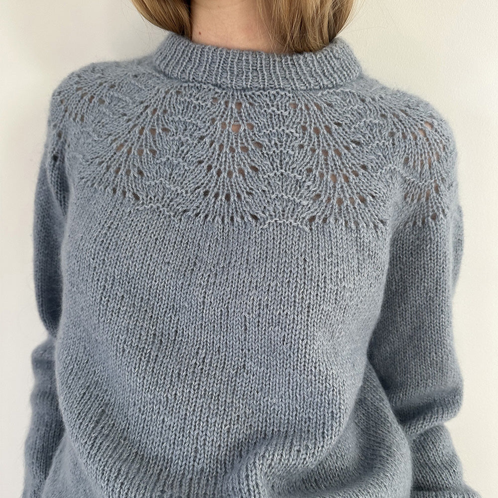 PEACOCK JUMPER - WOOrLi in LOVE & SILKY MOHAIR