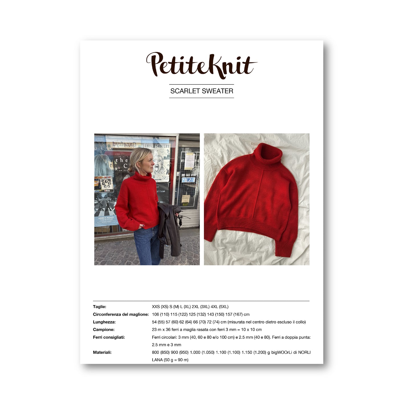 SCARLET SWEATER - bigWOOrLi