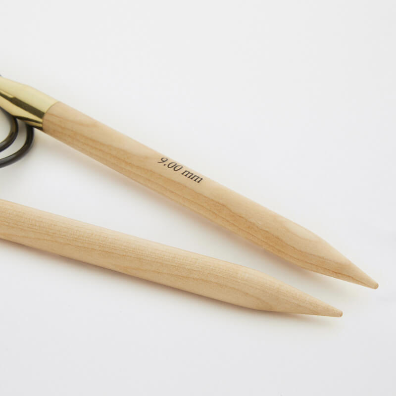 BASIX BIRCH FIXED CIRCULAR NEEDLES 60CM