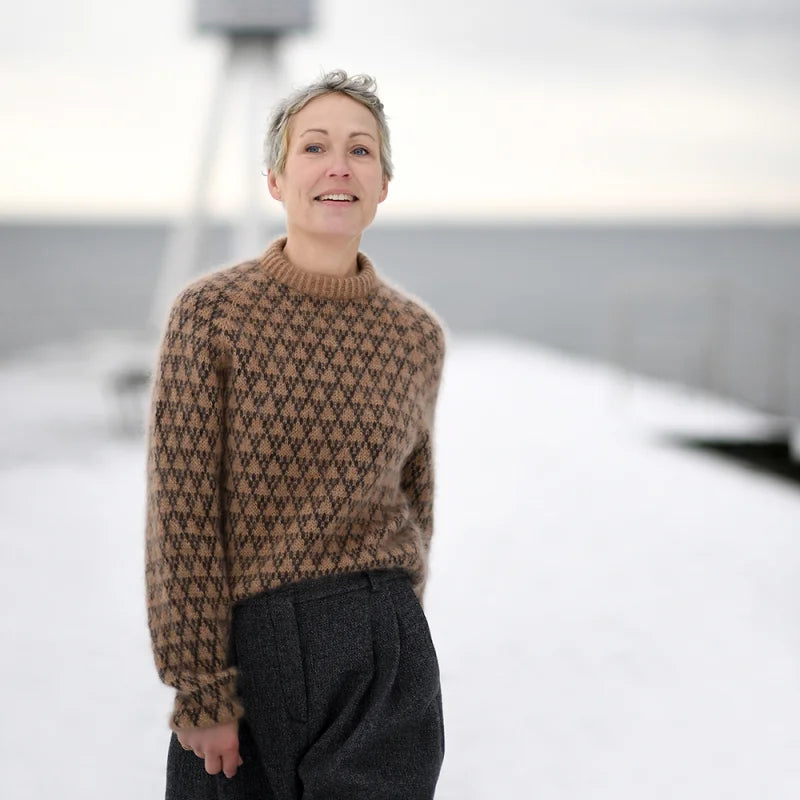 SPOT REGULAR SWEATER af ANNE VENTZEL - SILKY MOHAIR