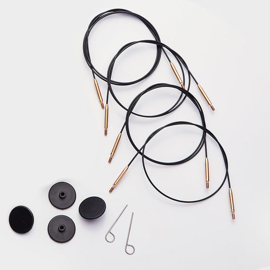 BLACK / GOLD SINGLE CABLES