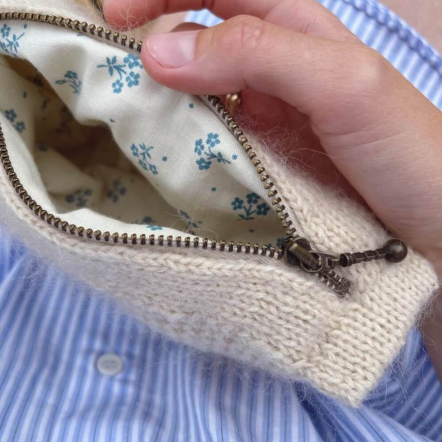 ZIPPER 17 cm - SAND by PetiteKnit