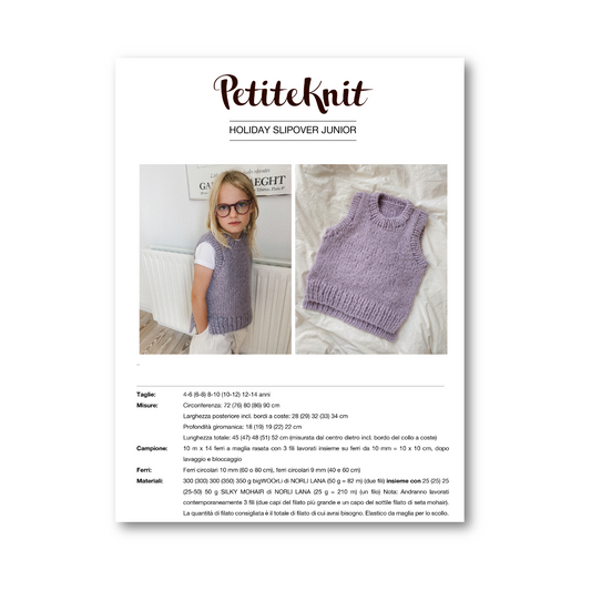 PATTERN - HOLIDAY SLIPOVER JUNIOR