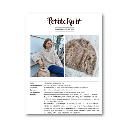 PATTERN - MARBLE SWEATER