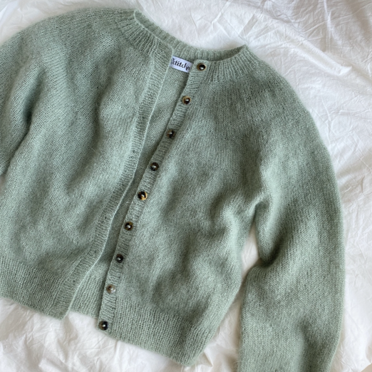 NOVICE CARDIGAN - littleDOT & SILKY MOHAIR