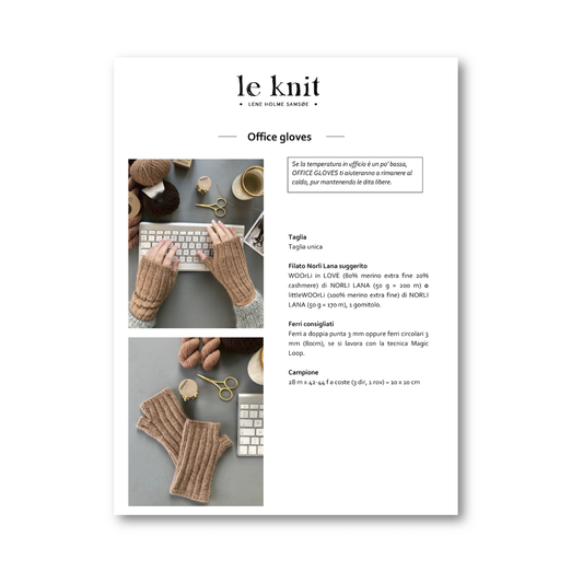 PATTERN - OFFICE GLOVES