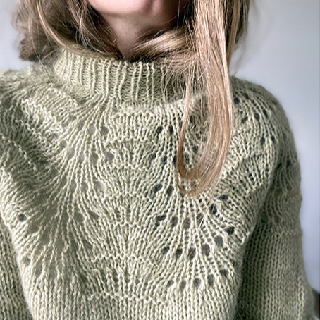 PEACOCK SWEATER - WOOrLi in LOVE & SILKY MOHAIR