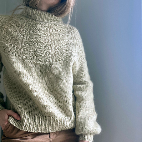 PEACOCK SWEATER - WOOrLi in LOVE & SILKY MOHAIR
