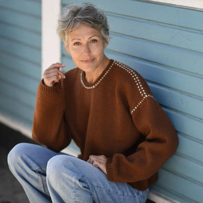 MONO SWEATER di ANNE VENTZEL - midiWOOrLi & SILKY MOHAIR / bigWOOrLi