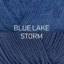 Load image into Gallery viewer, PEACOCK CARDIGAN - littleWOOrLi &amp; SILKY MOHAIR
