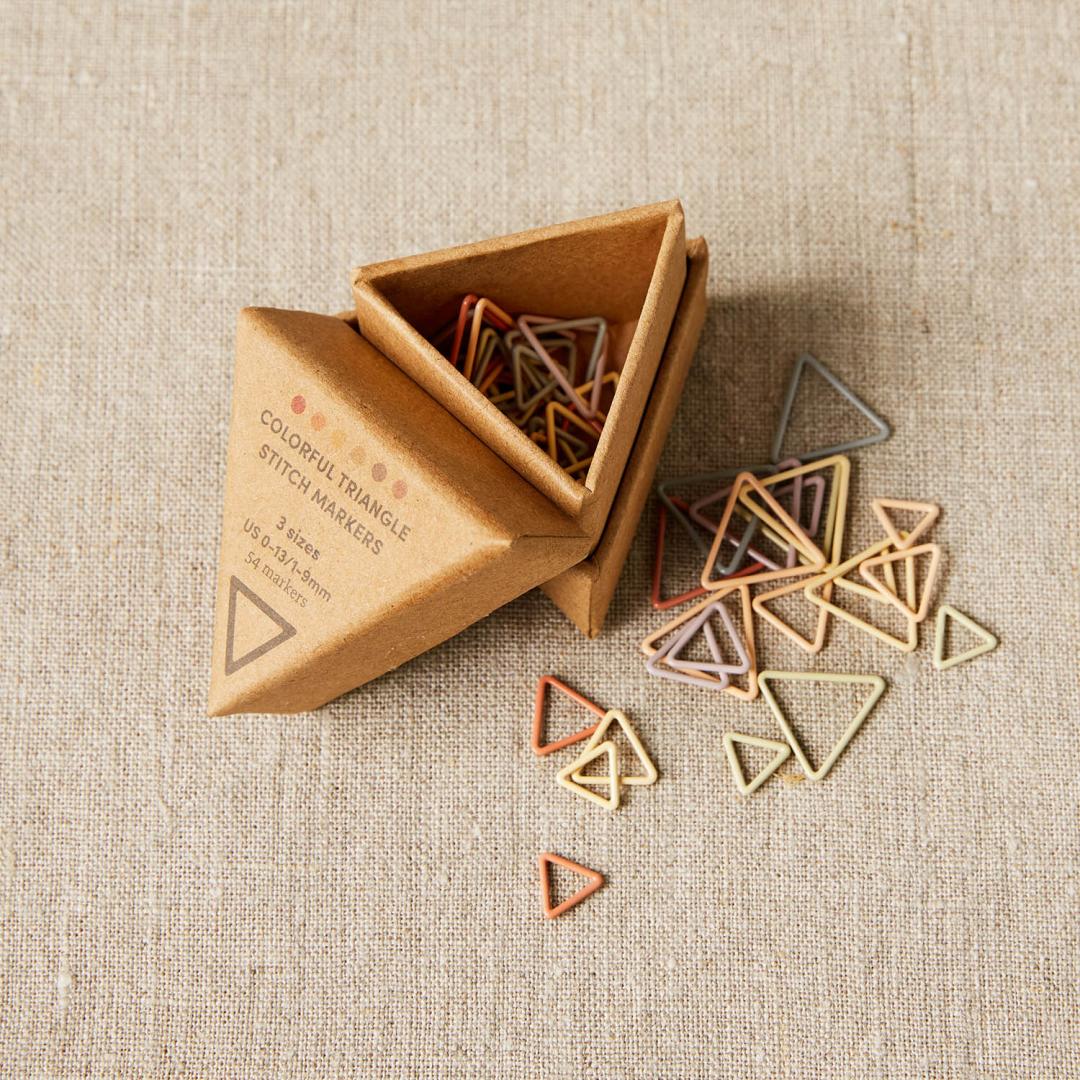 TRIANGLE STITCH MARKERS by Cocoknits
