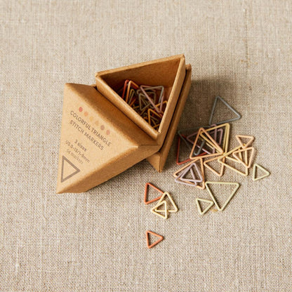 TRIANGLE STITCH MARKERS by Cocoknits