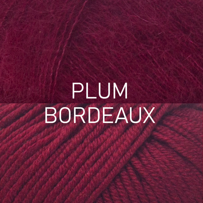 MONO SWEATER di ANNE VENTZEL - midiWOOrLi & SILKY MOHAIR / bigWOOrLi