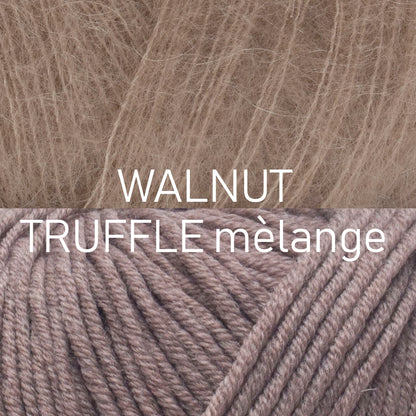 MONO SWEATER di ANNE VENTZEL - midiWOOrLi & SILKY MOHAIR / bigWOOrLi