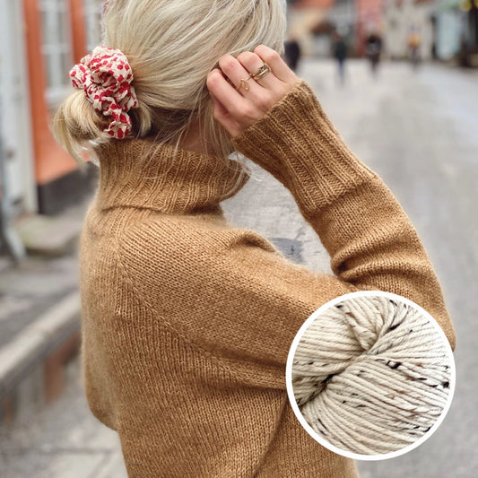 CARAMEL SWEATER - littleDOT & SILKY MOHAIR