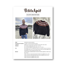 Load image into Gallery viewer, PATTERN - CELESTE SWEATER MAN
