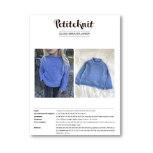 Load image into Gallery viewer, PATTERN - CLOUD SWEATER JUNIOR
