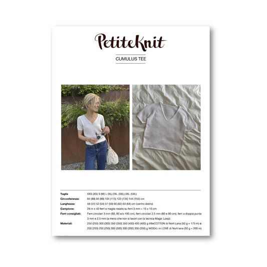 PATTERN - CUMULUS TEE