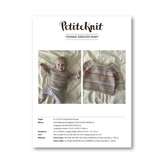 PATTERN - FRANKIE SWEATER BABY