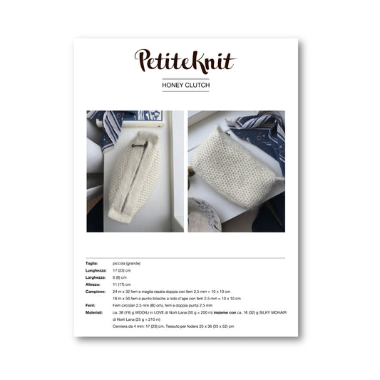 PATTERN - HONEY CLUTCH & WASHBAG