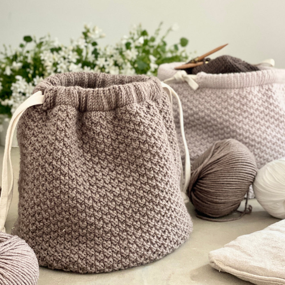 project bag portalavoro a maglia