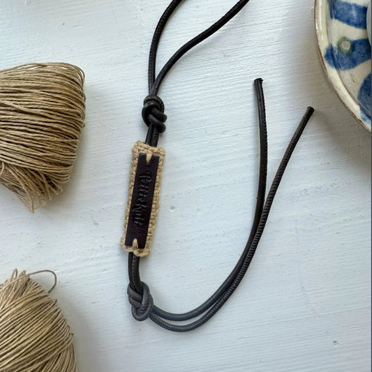 BAG CHARM in PELLE per JUNO BAG by PetiteKnit