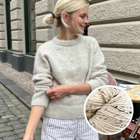 MONDAY SWEATER - littleDOT & SILKY MOHAIR