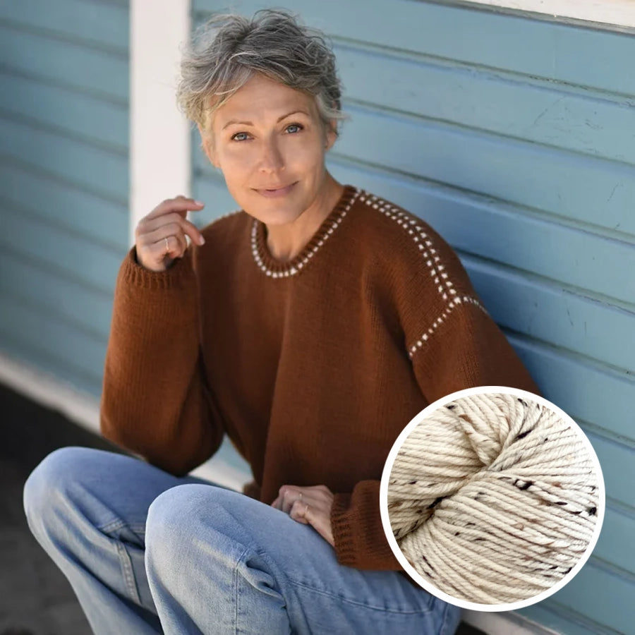 MONO SWEATER di ANNE VENTZEL - bigDOT & SILKY MOHAIR / bigWOOrLi