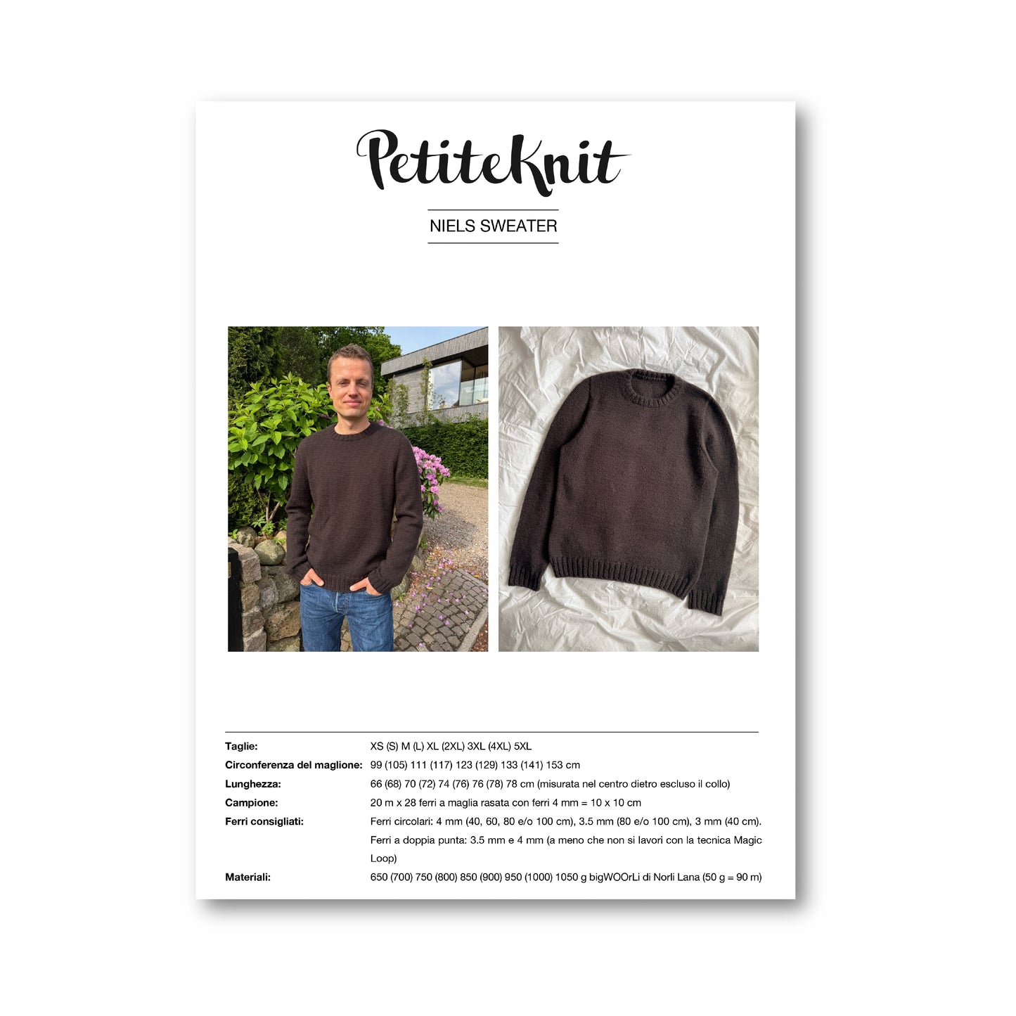 PATTERN - NIELS SWEATER