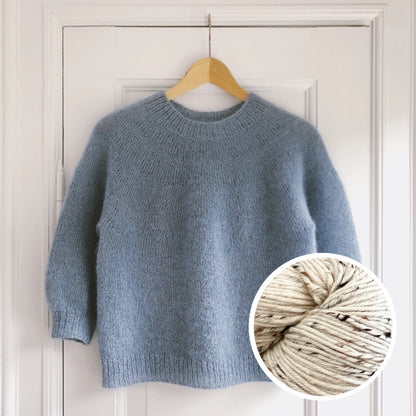 NOVICE SWEATER - littleDOT & SILKY MOHAIR