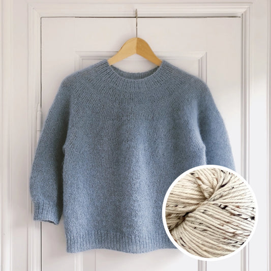 NOVICE SWEATER - littleDOT & SILKY MOHAIR